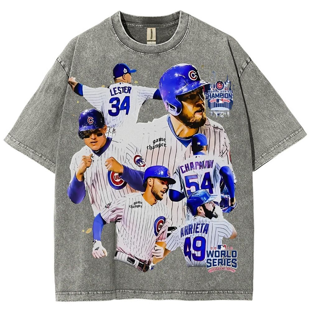 2016 WORLD SERIES CHAMPS - CUBS TEE - [DS]