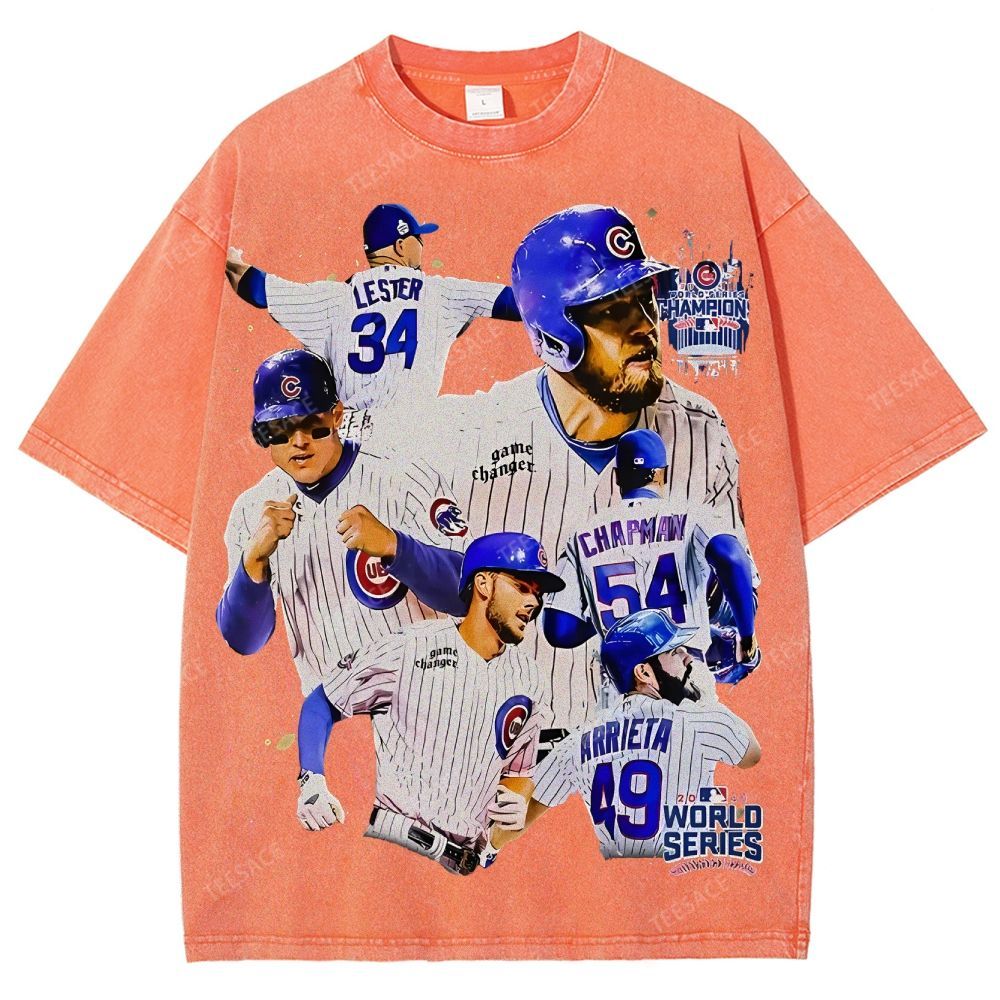 2016 WORLD SERIES CHAMPS - CUBS TEE - [DS]