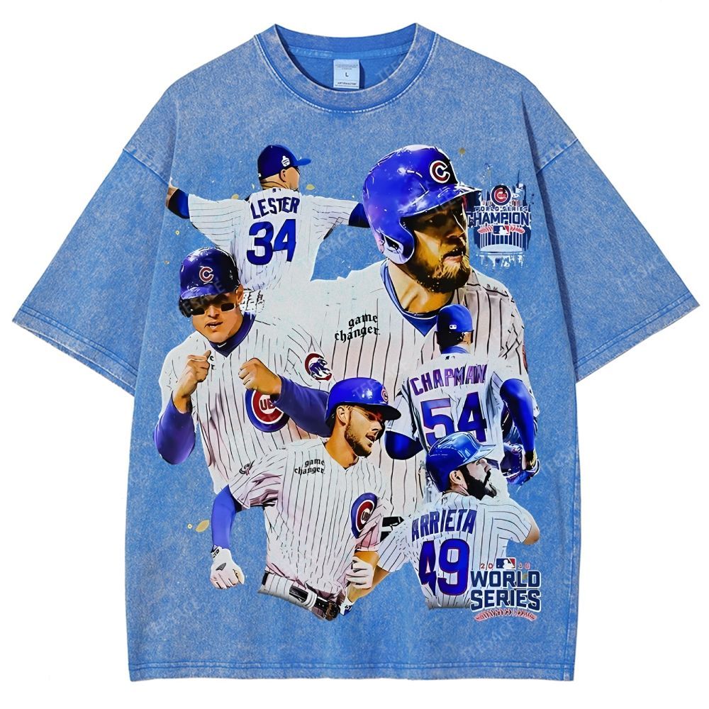 2016 WORLD SERIES CHAMPS - CUBS TEE - [DS]