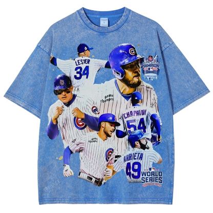 2016 WORLD SERIES CHAMPS - CUBS TEE - [DS]