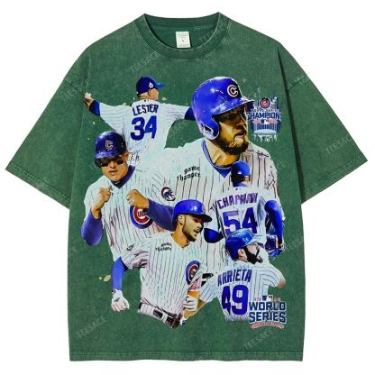 2016 WORLD SERIES CHAMPS - CUBS TEE - [DS]