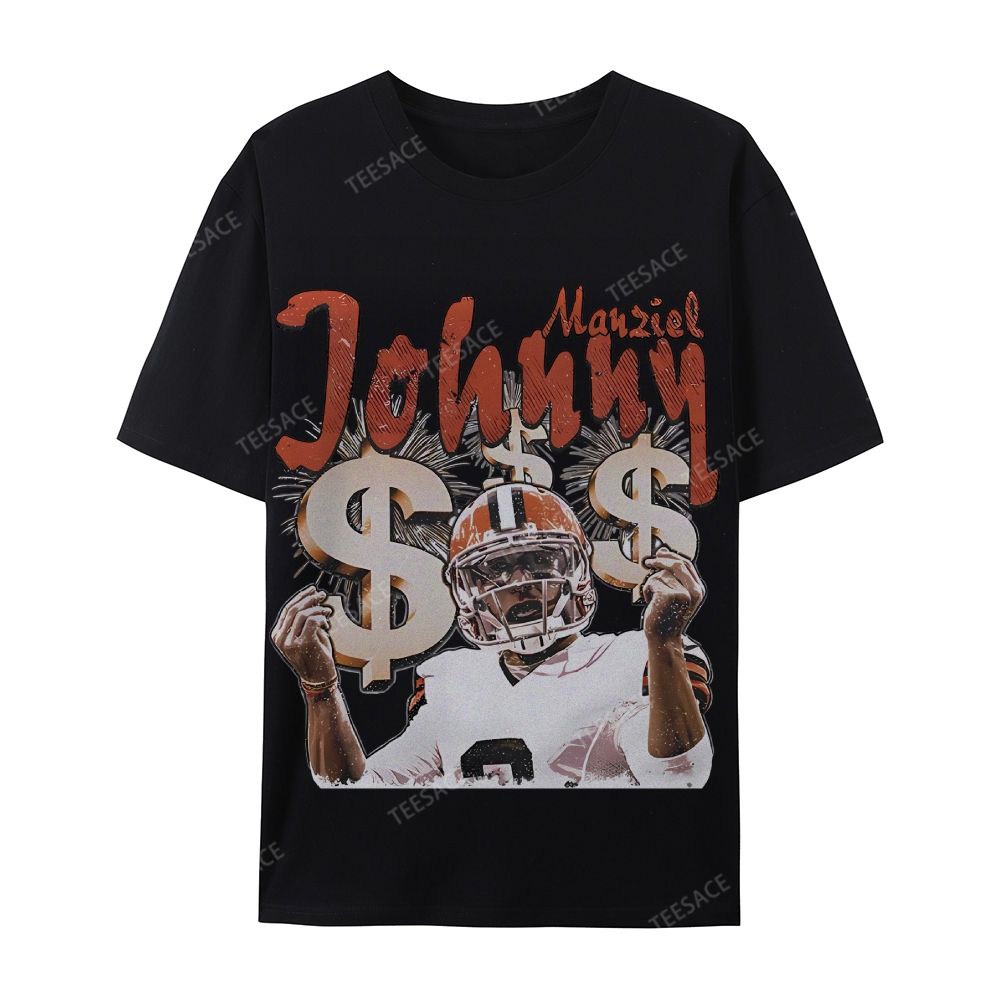 Vintage Style Unisex-Adult Cotton T-Shirt Graphic MONEY MANZIEL  TEE
