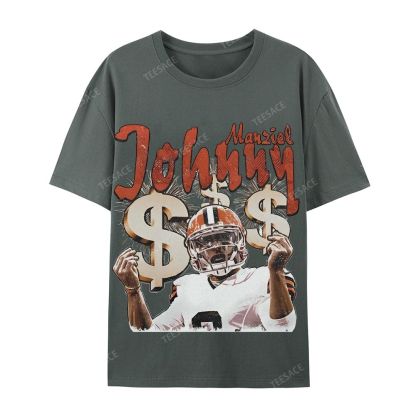 Vintage Style Unisex-Adult Cotton T-Shirt Graphic MONEY MANZIEL  TEE