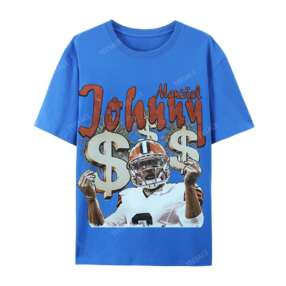 Vintage Style Unisex-Adult Cotton T-Shirt Graphic MONEY MANZIEL  TEE