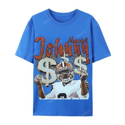 Vintage Style Unisex-Adult Cotton T-Shirt Graphic MONEY MANZIEL  TEE