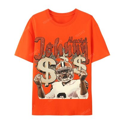 Vintage Style Unisex-Adult Cotton T-Shirt Graphic MONEY MANZIEL  TEE