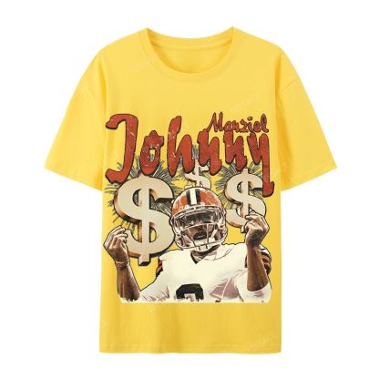 Vintage Style Unisex-Adult Cotton T-Shirt Graphic MONEY MANZIEL  TEE