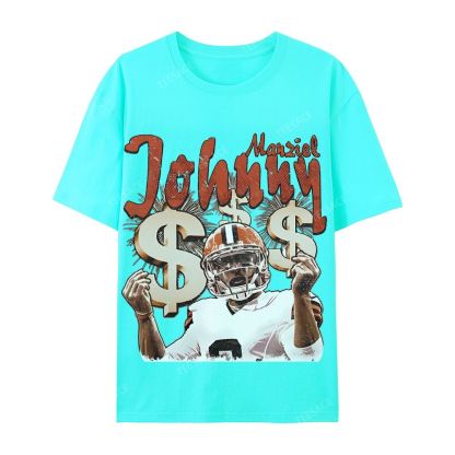 Vintage Style Unisex-Adult Cotton T-Shirt Graphic MONEY MANZIEL  TEE