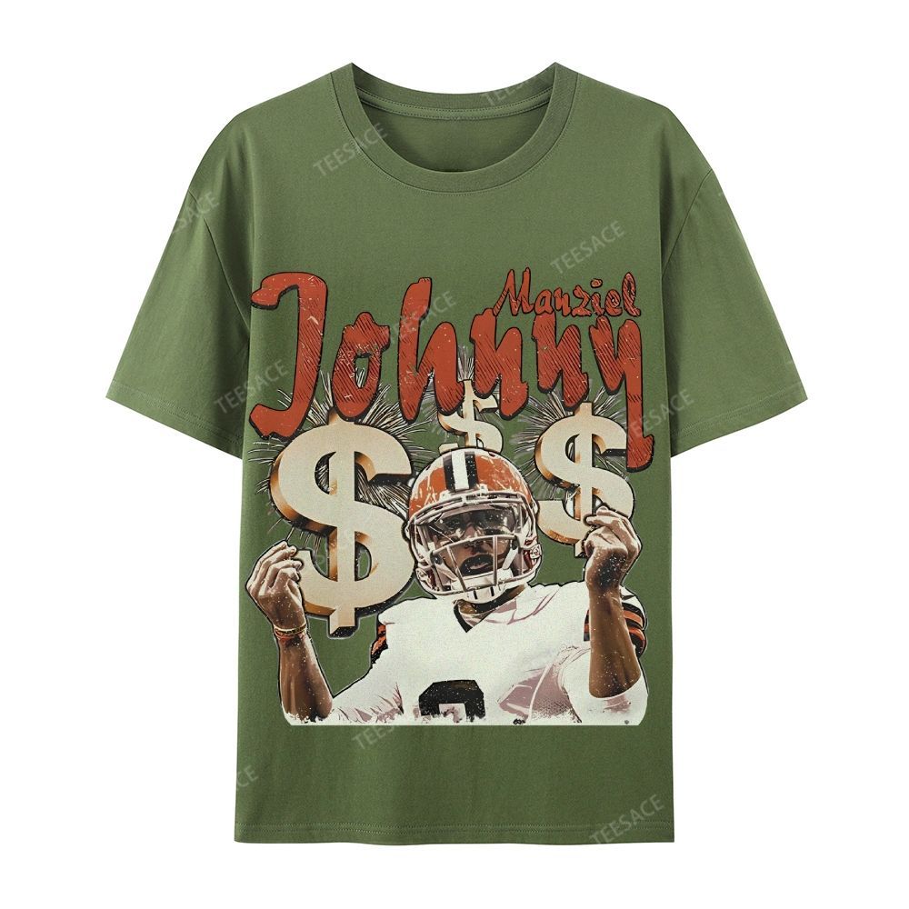 Vintage Style Unisex-Adult Cotton T-Shirt Graphic MONEY MANZIEL  TEE