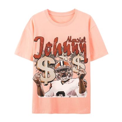 Vintage Style Unisex-Adult Cotton T-Shirt Graphic MONEY MANZIEL  TEE