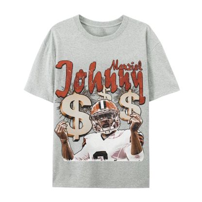 Vintage Style Unisex-Adult Cotton T-Shirt Graphic MONEY MANZIEL  TEE