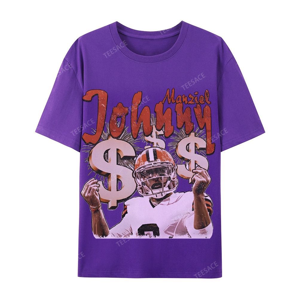 Vintage Style Unisex-Adult Cotton T-Shirt Graphic MONEY MANZIEL  TEE