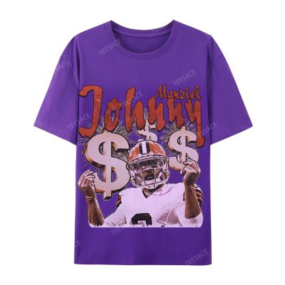 Vintage Style Unisex-Adult Cotton T-Shirt Graphic MONEY MANZIEL  TEE