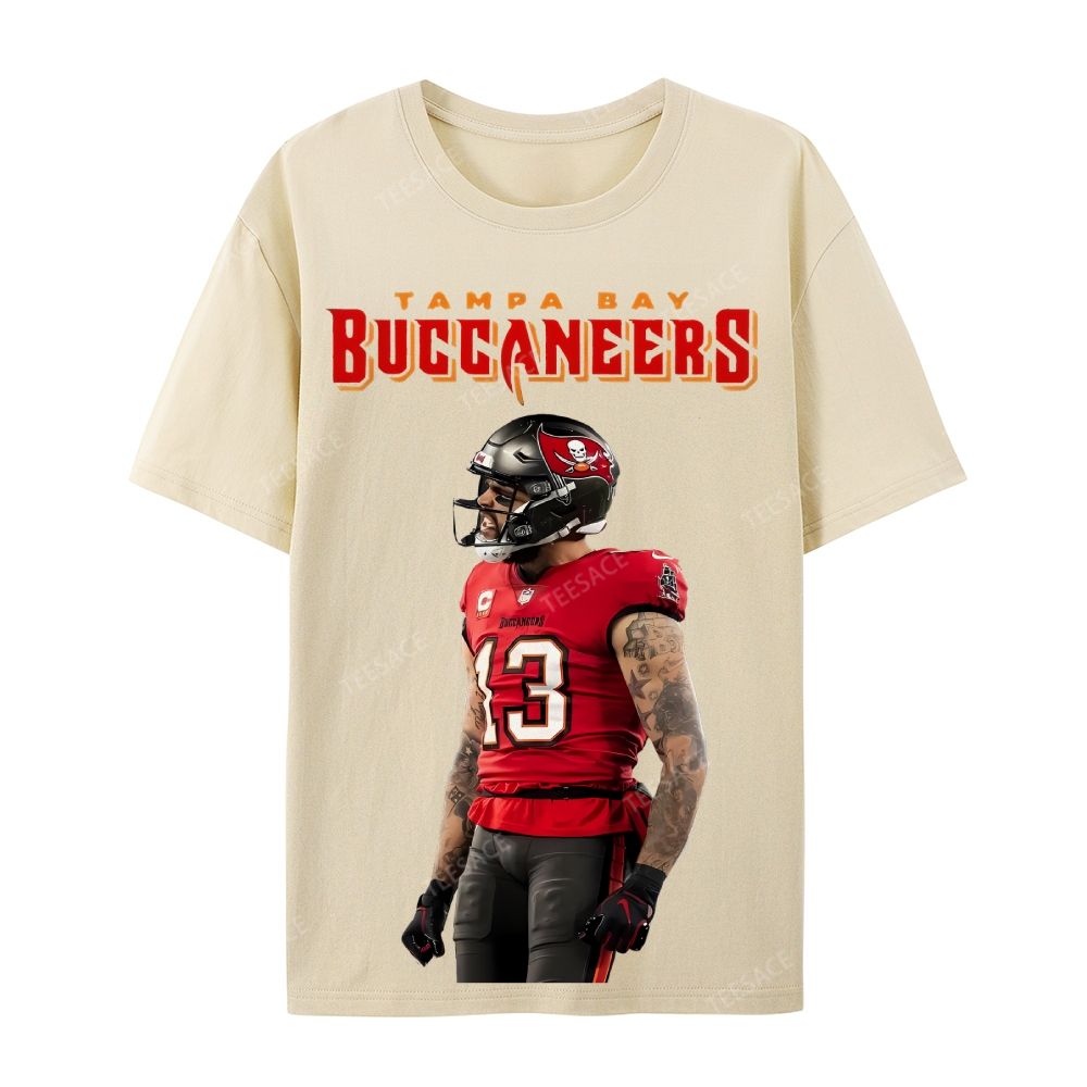 Mike Evans Casual Short Sleeve T-Shirt 