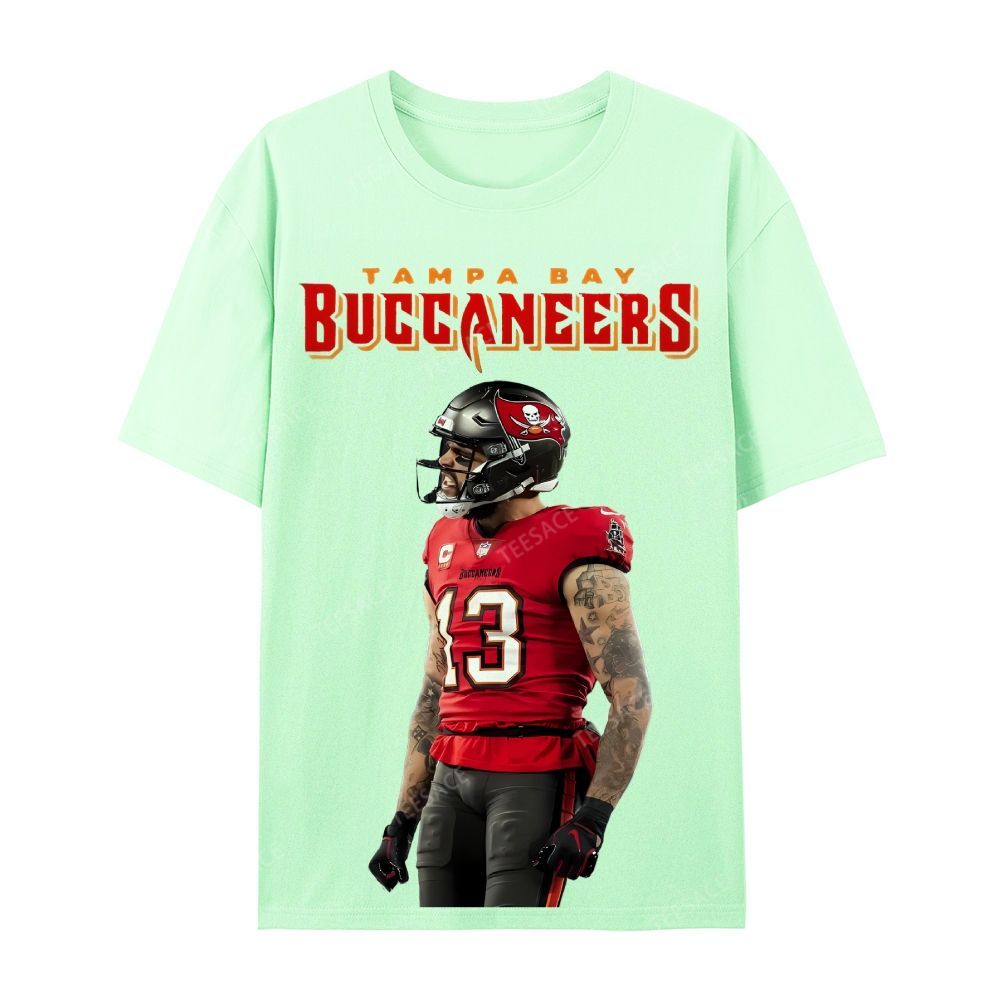Mike Evans Casual Short Sleeve T-Shirt 