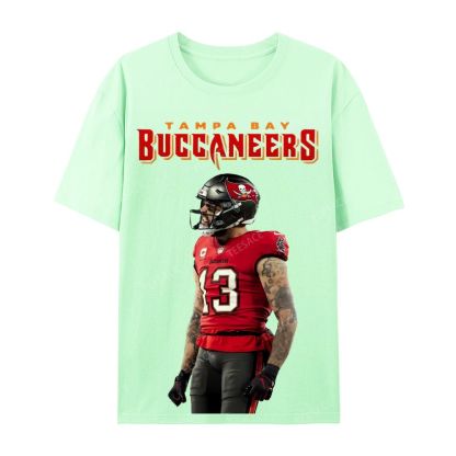 Mike Evans Casual Short Sleeve T-Shirt 