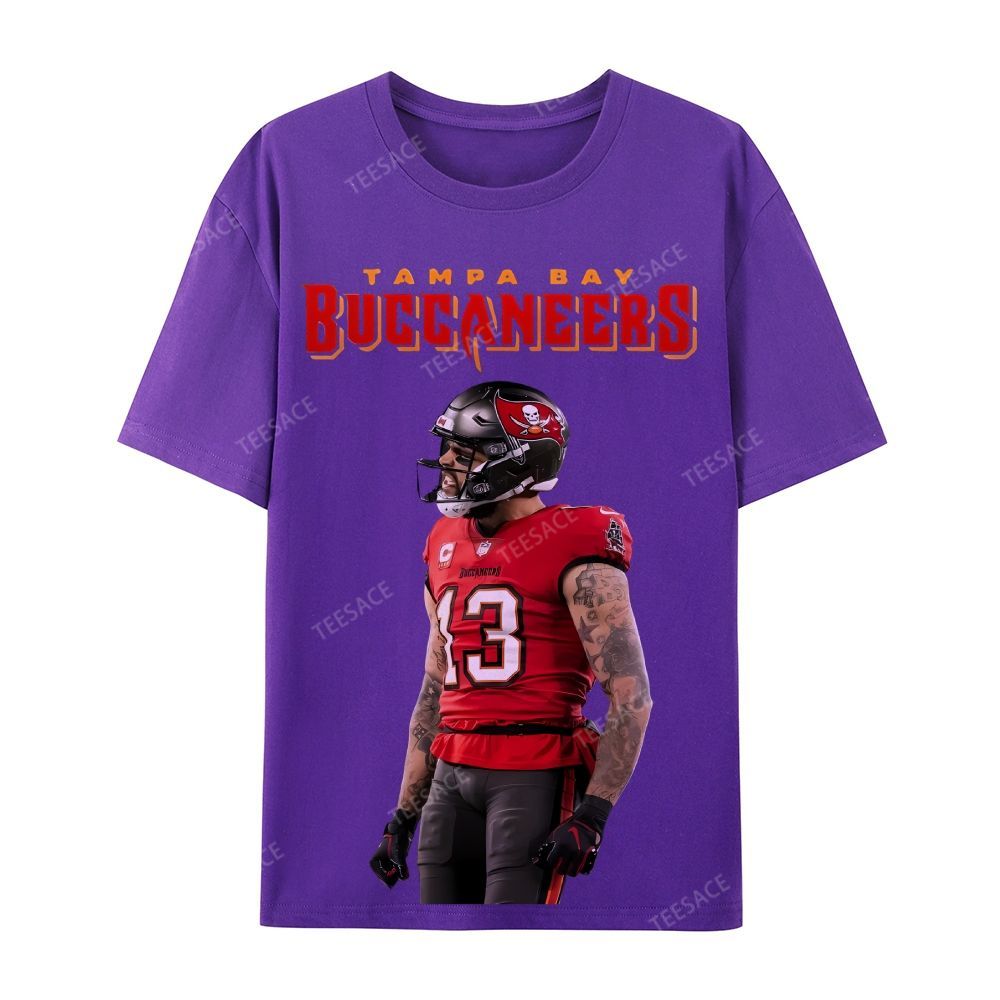 Mike Evans Casual Short Sleeve T-Shirt 