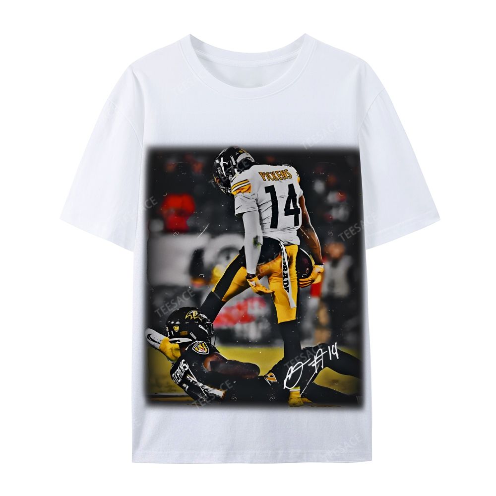 Unisex-Adult Ultra Cotton T-Shirt Graphic  STEELERS George Pickens TEE