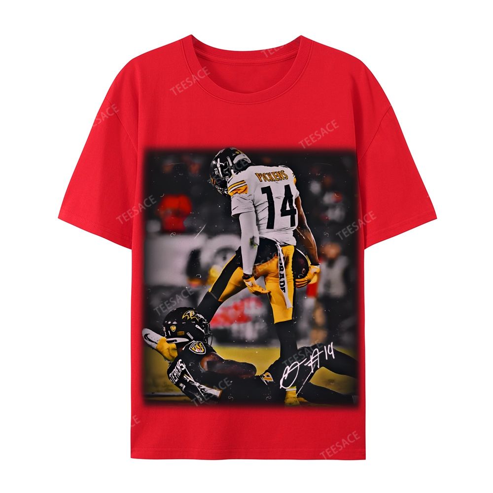 Unisex-Adult Ultra Cotton T-Shirt Graphic  STEELERS George Pickens TEE