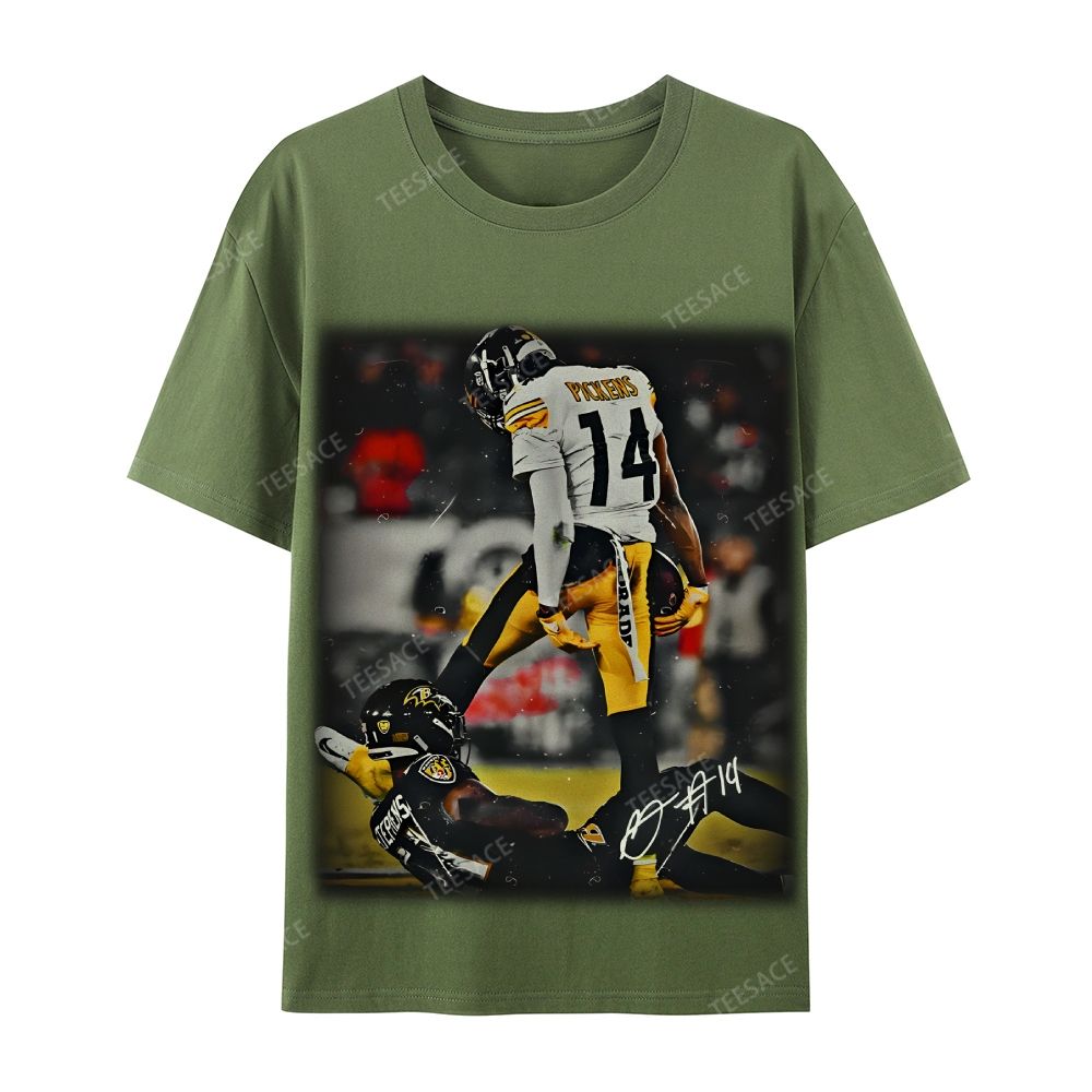 Unisex-Adult Ultra Cotton T-Shirt Graphic  STEELERS George Pickens TEE