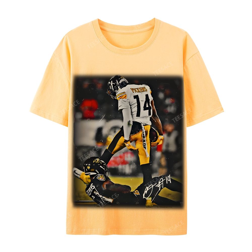 Unisex-Adult Ultra Cotton T-Shirt Graphic  STEELERS George Pickens TEE
