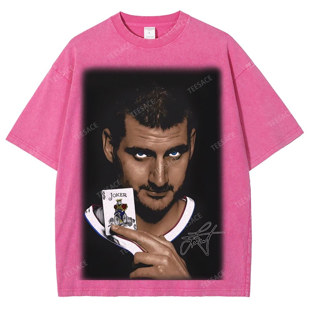 Unisex Fit Washed T-Shirt NIKOLA JOKIC V2 Tee