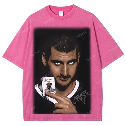 Unisex Fit Washed T-Shirt NIKOLA JOKIC V2 Tee