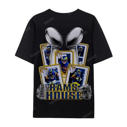 Casual Short Sleeve T-Shirt "Rams House" Tee
