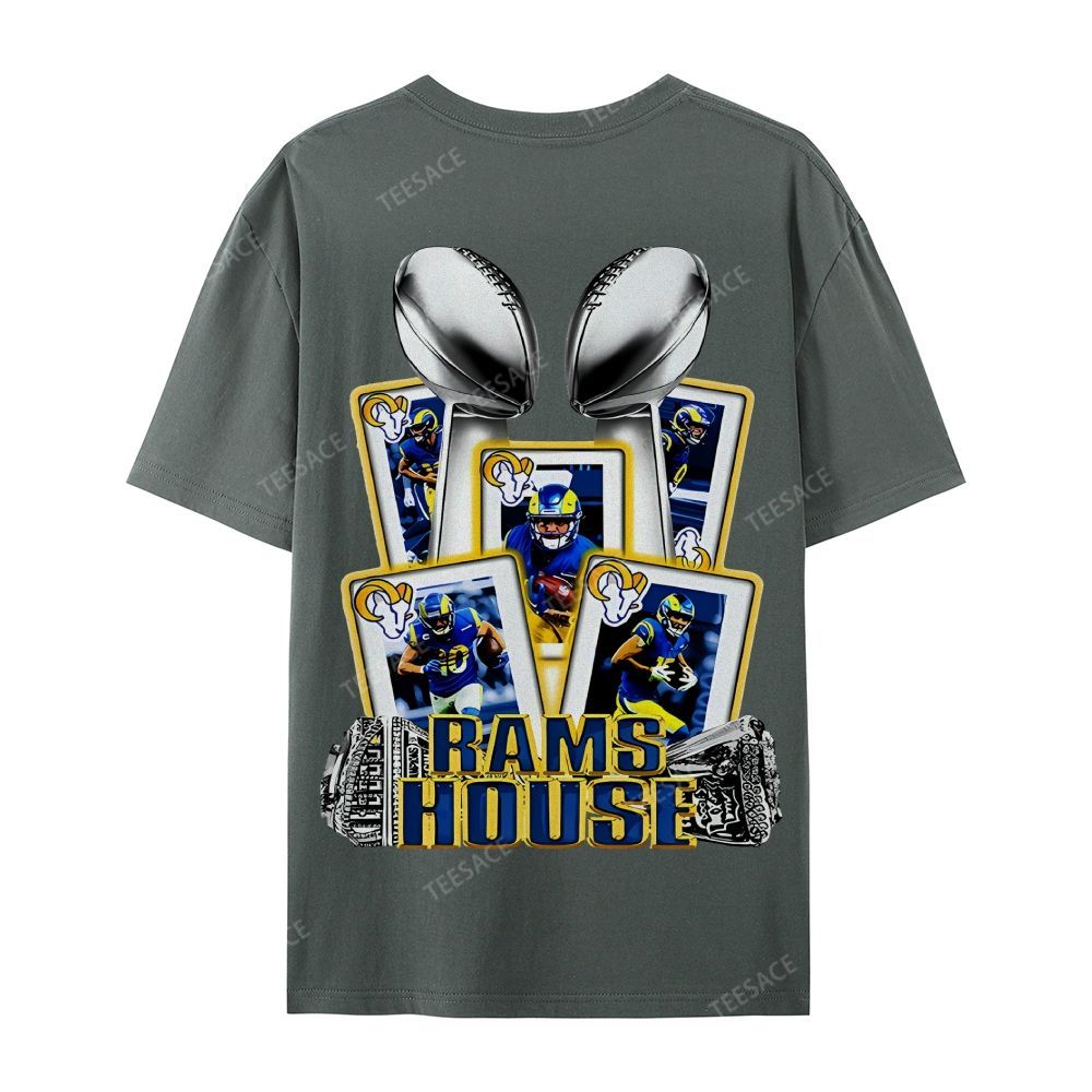 Casual Short Sleeve T-Shirt "Rams House" Tee