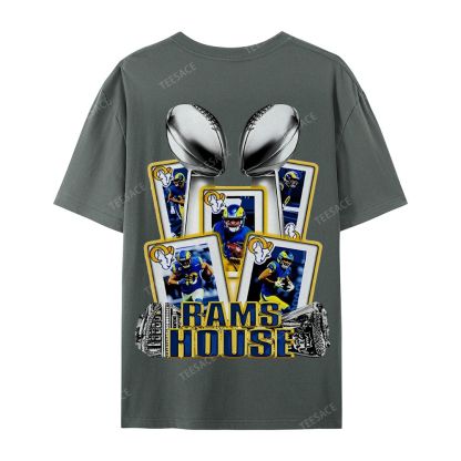 Casual Short Sleeve T-Shirt "Rams House" Tee