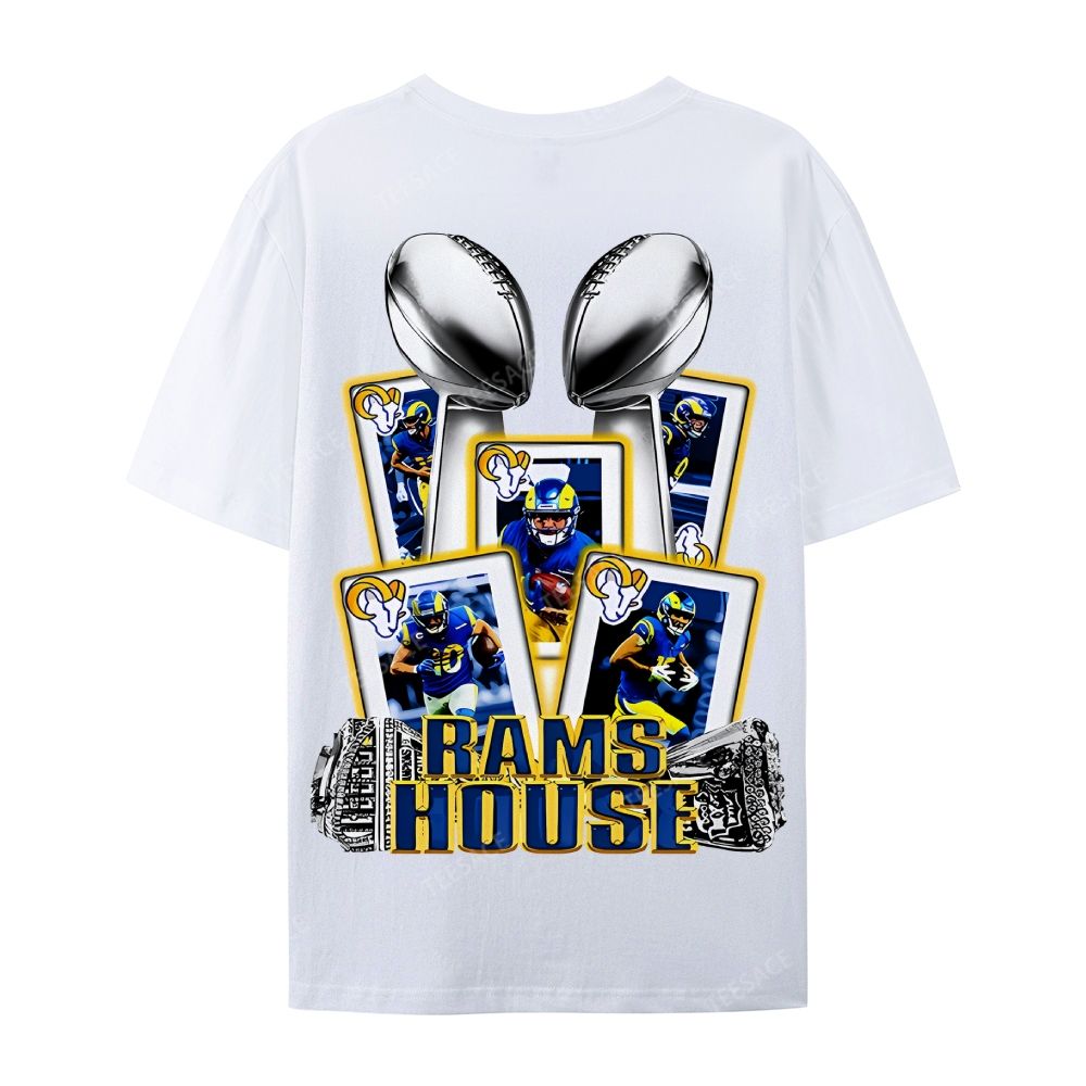 Casual Short Sleeve T-Shirt "Rams House" Tee