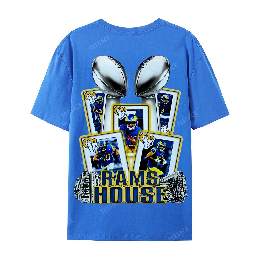 Casual Short Sleeve T-Shirt "Rams House" Tee