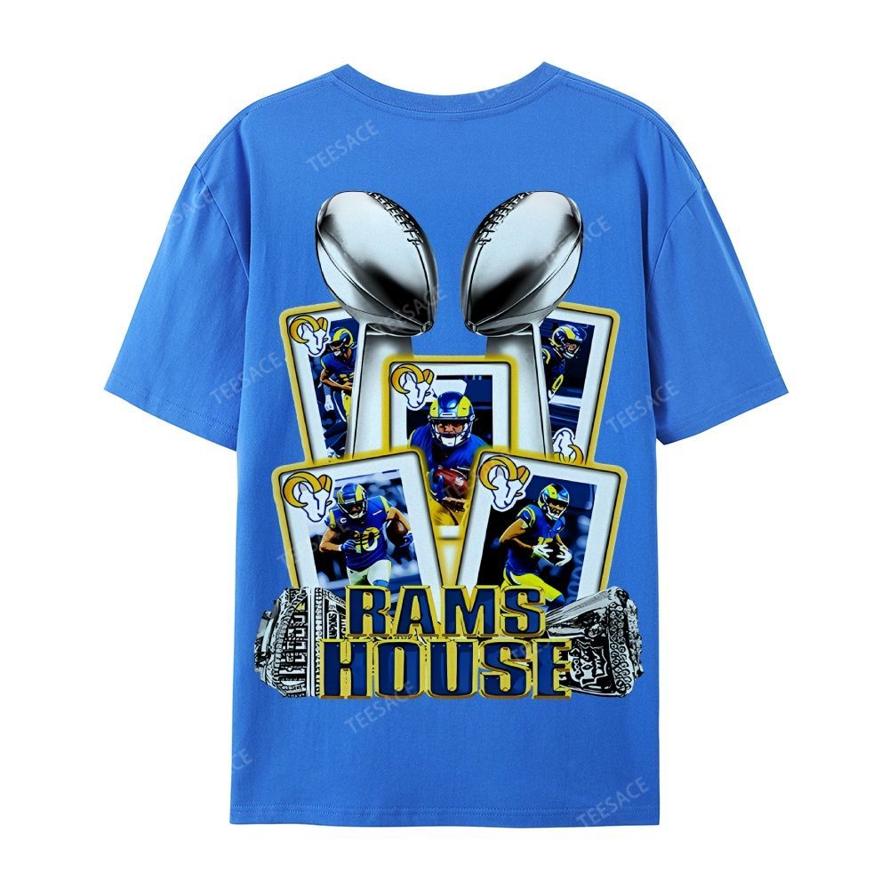 Casual Short Sleeve T-Shirt "Rams House" Tee