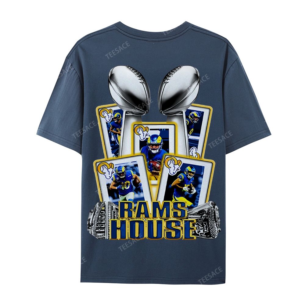 Casual Short Sleeve T-Shirt "Rams House" Tee