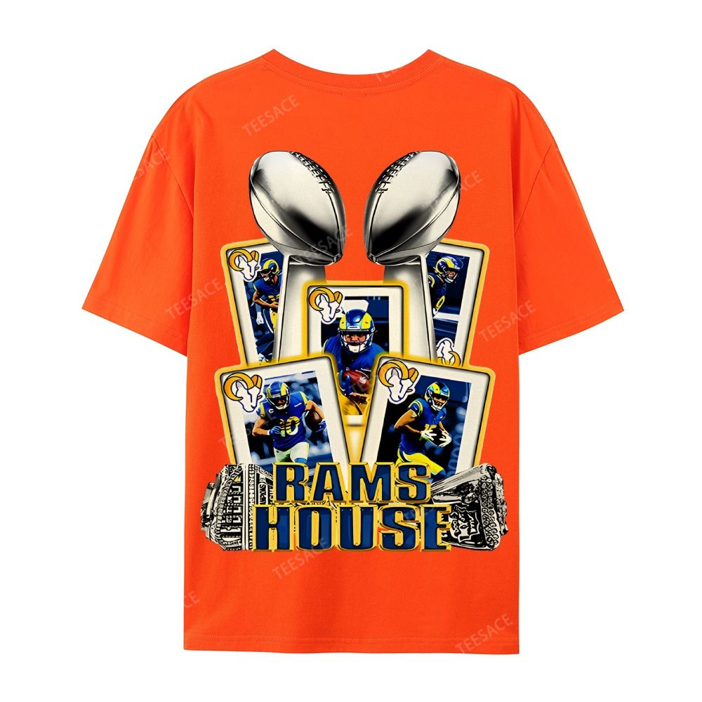 Casual Short Sleeve T-Shirt "Rams House" Tee