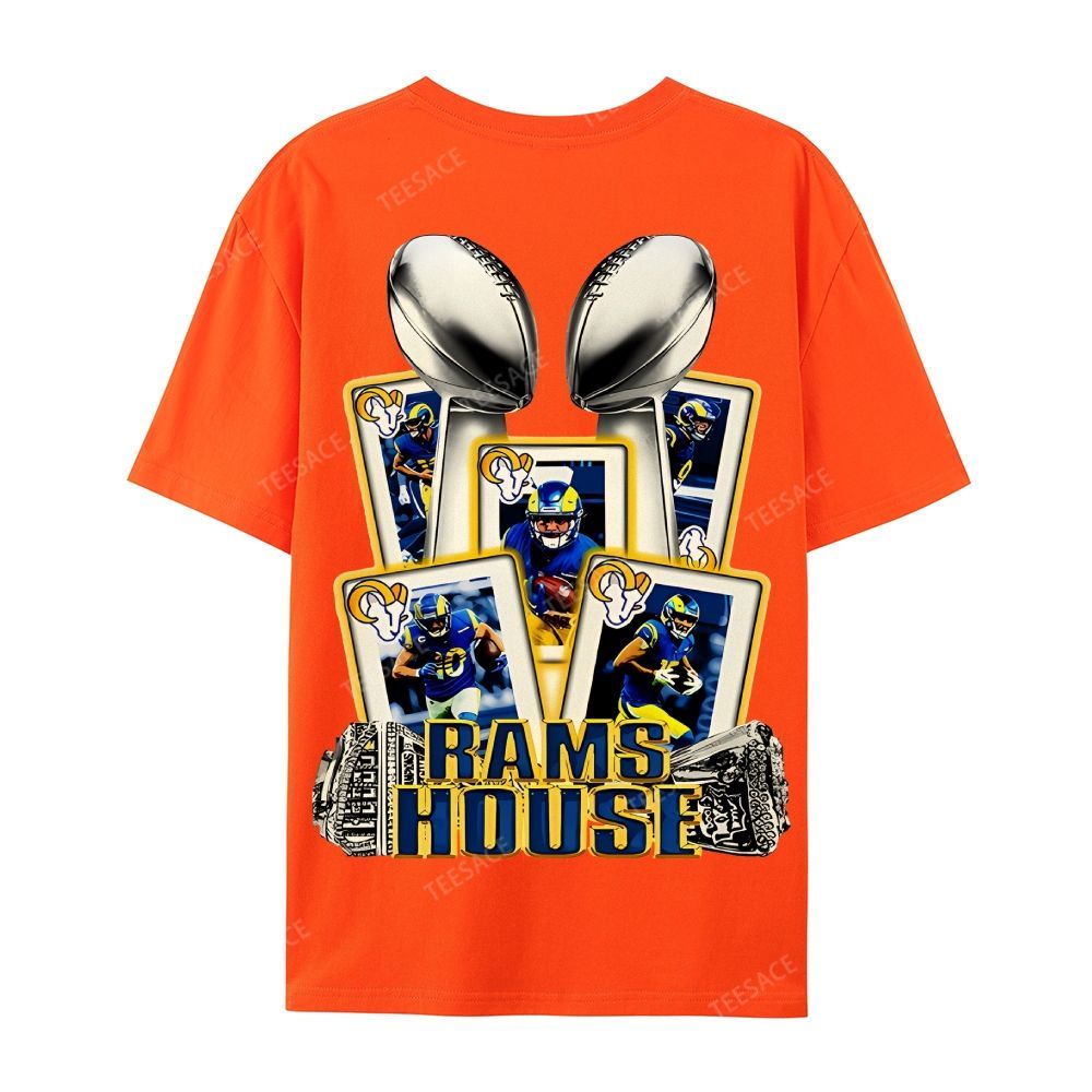 Casual Short Sleeve T-Shirt "Rams House" Tee