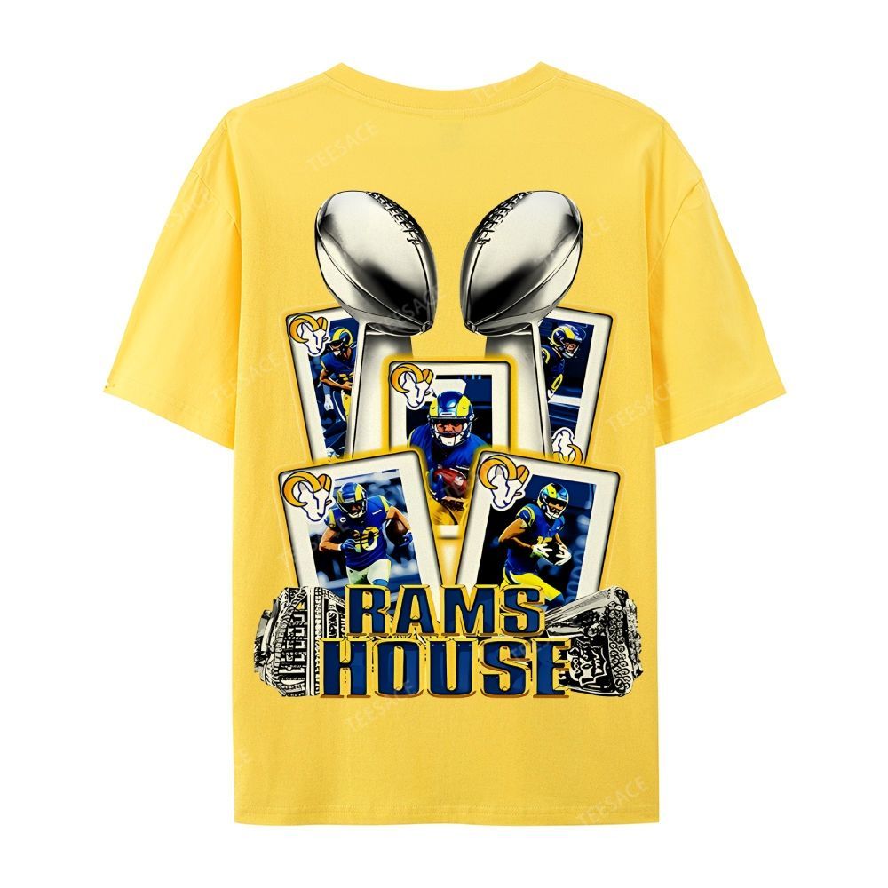 Casual Short Sleeve T-Shirt "Rams House" Tee