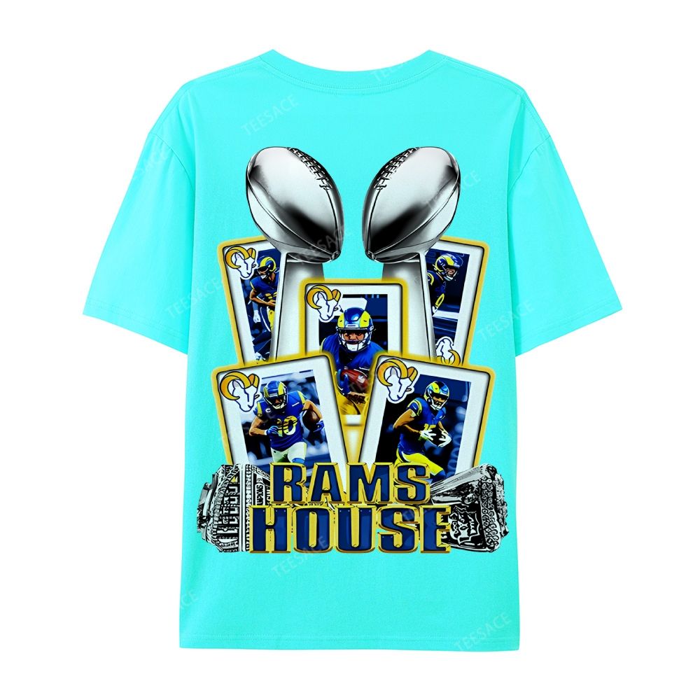 Casual Short Sleeve T-Shirt "Rams House" Tee