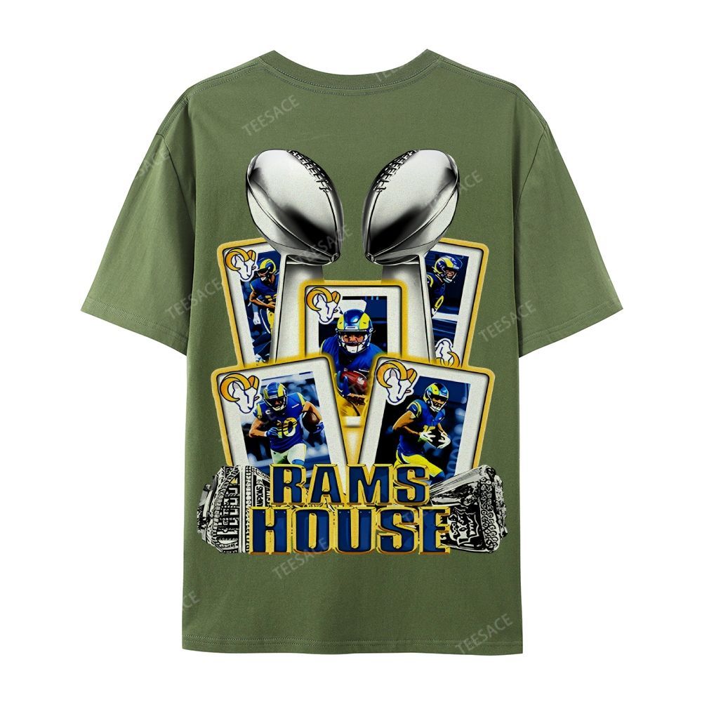 Casual Short Sleeve T-Shirt "Rams House" Tee