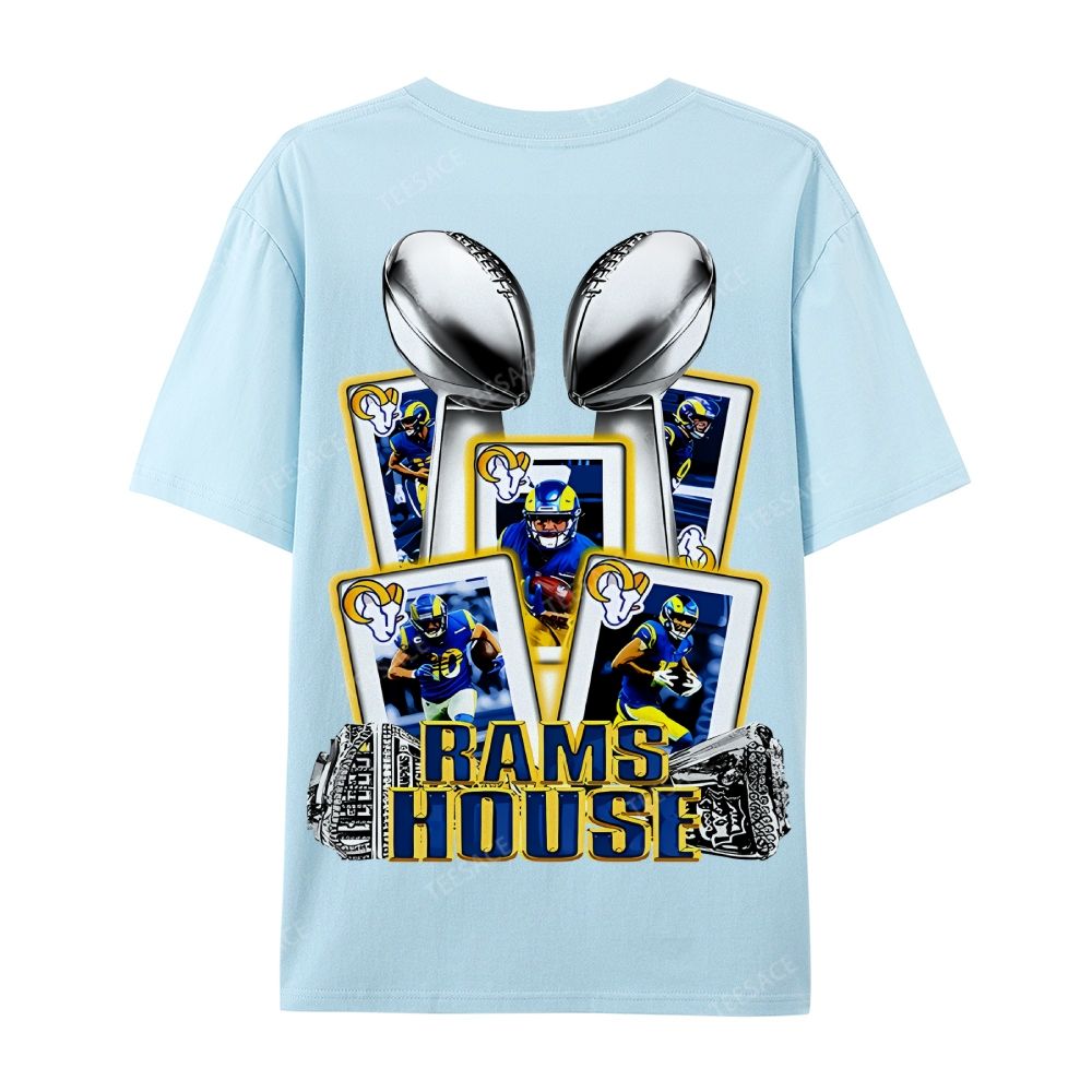 Casual Short Sleeve T-Shirt "Rams House" Tee