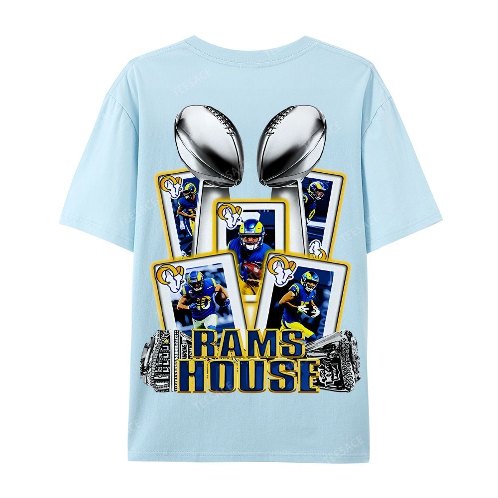 Casual Short Sleeve T-Shirt "Rams House" Tee
