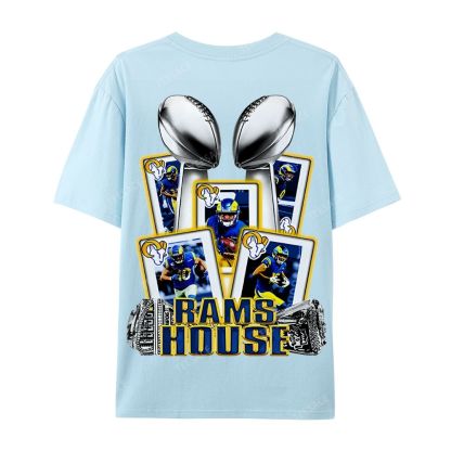 Casual Short Sleeve T-Shirt "Rams House" Tee