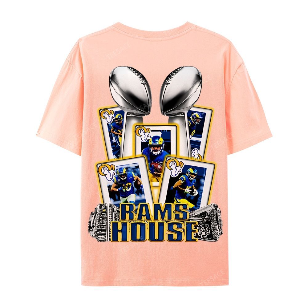 Casual Short Sleeve T-Shirt "Rams House" Tee