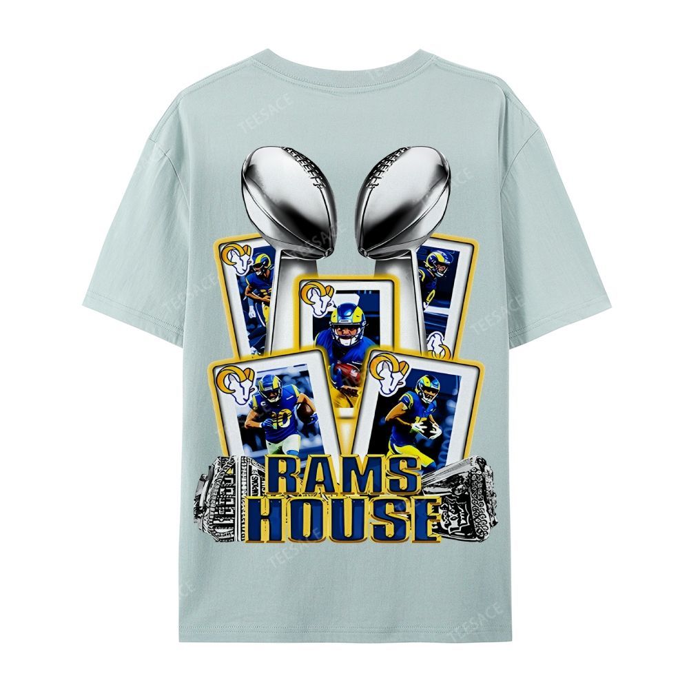 Casual Short Sleeve T-Shirt "Rams House" Tee