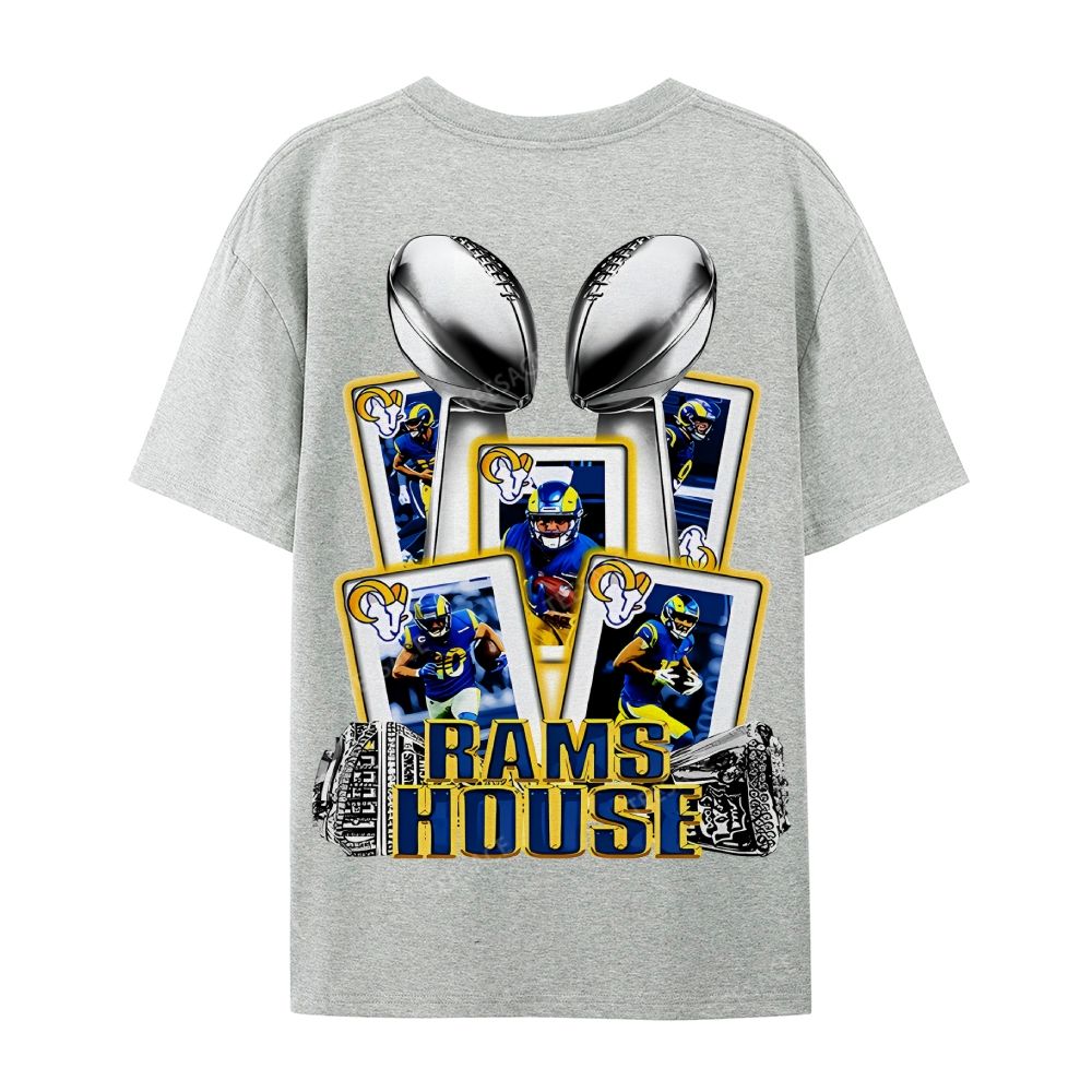 Casual Short Sleeve T-Shirt "Rams House" Tee