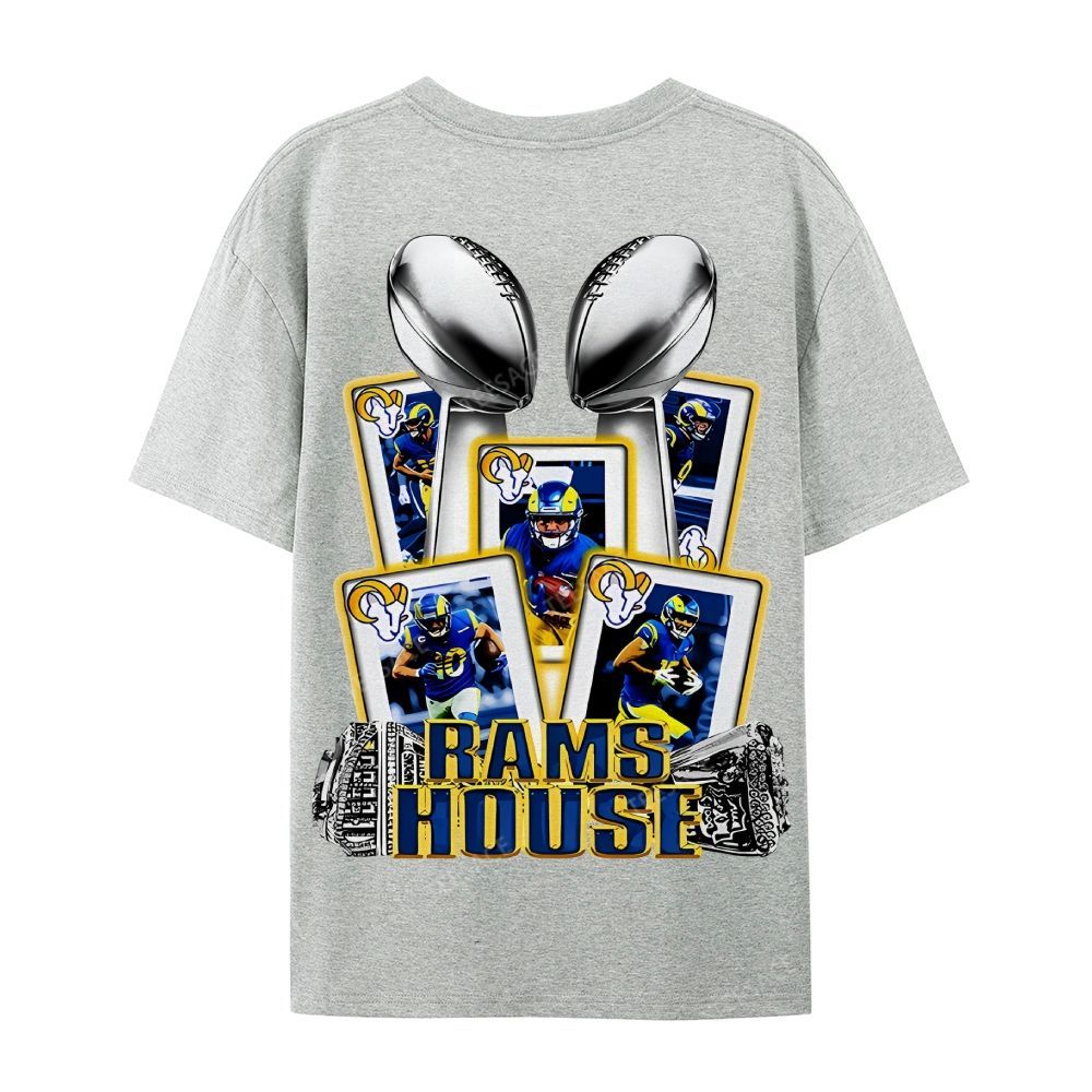Casual Short Sleeve T-Shirt "Rams House" Tee