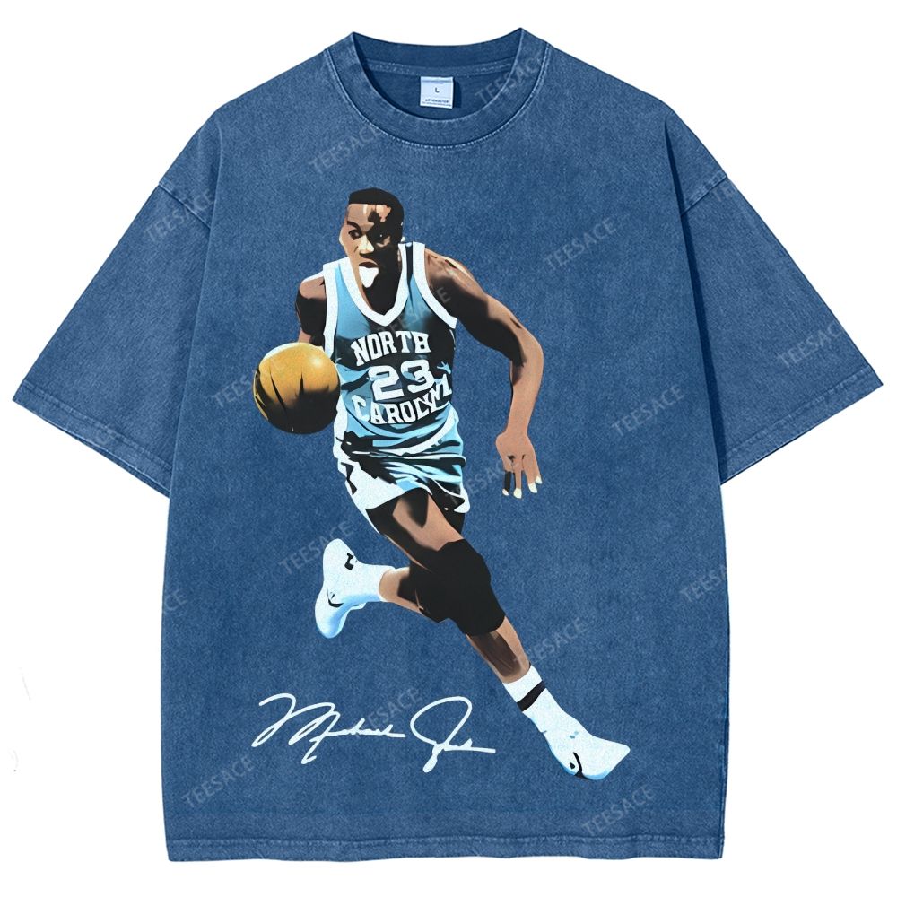 Unisex-Adult Ultra Cotton Washed T-Shirt Graphic MICHAEL JORDAN TEE