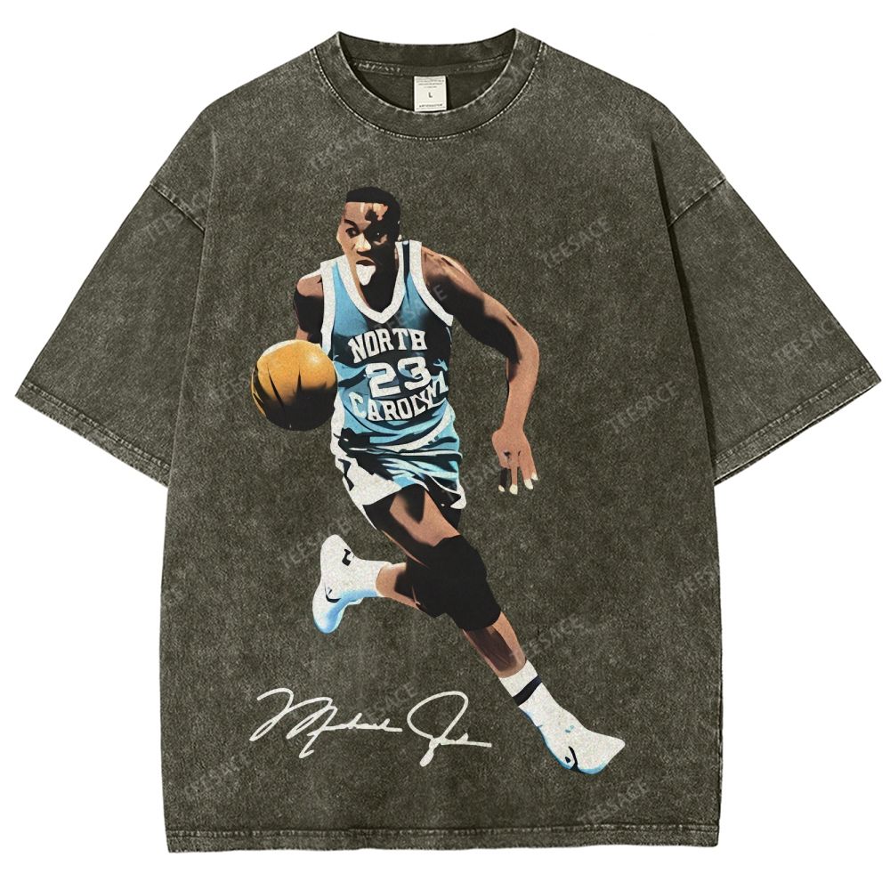 Unisex-Adult Ultra Cotton Washed T-Shirt Graphic MICHAEL JORDAN TEE