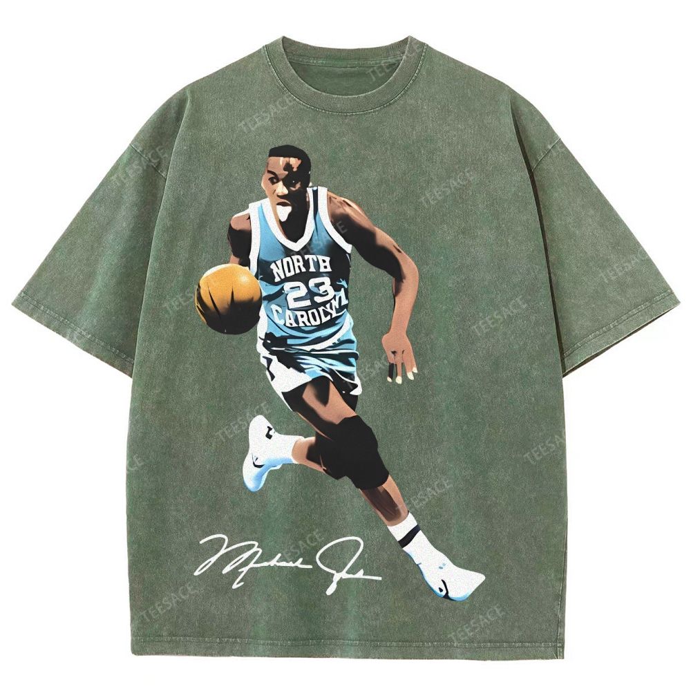 Unisex-Adult Ultra Cotton Washed T-Shirt Graphic MICHAEL JORDAN TEE