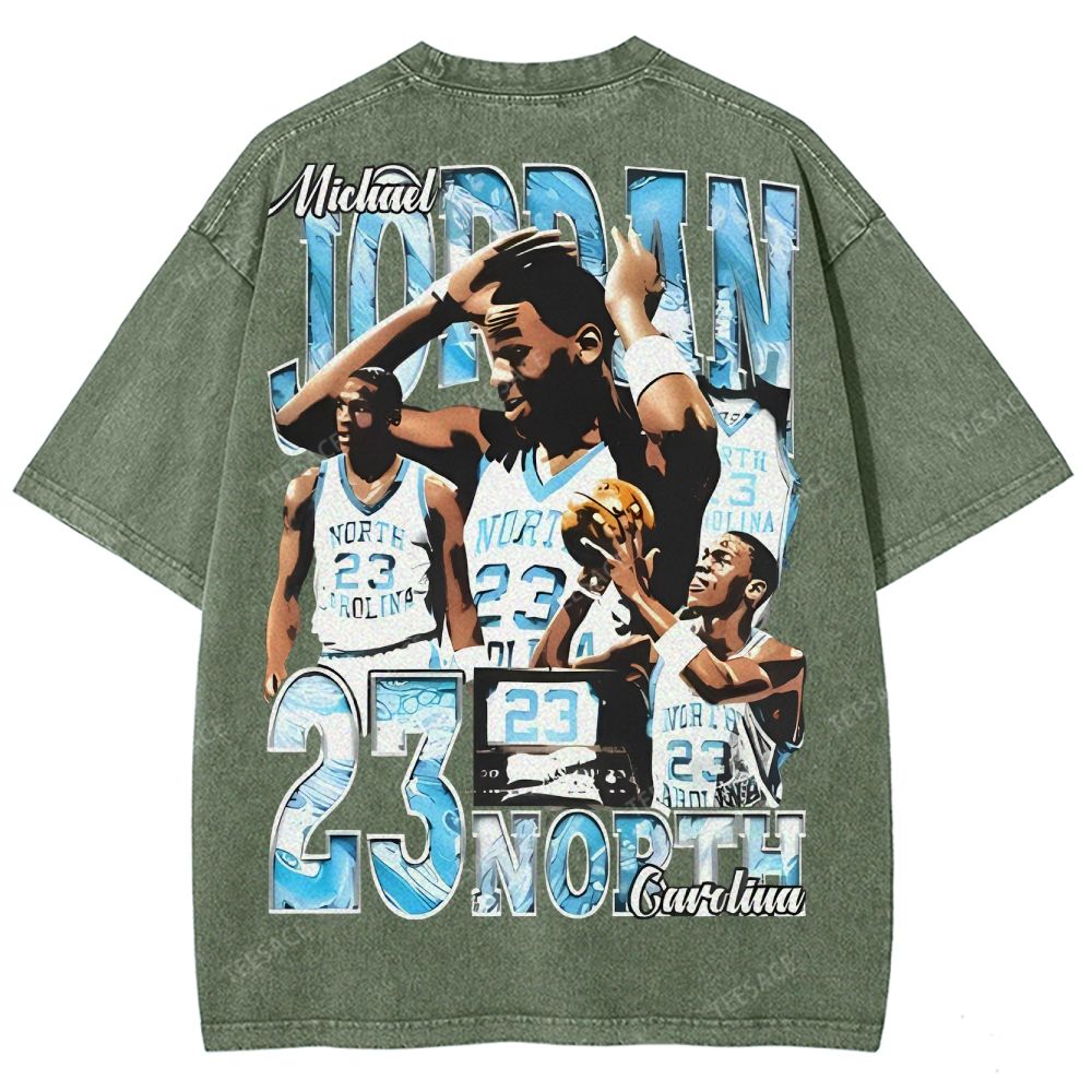 Unisex-Adult Ultra Cotton Washed T-Shirt Graphic MICHAEL JORDAN TEE